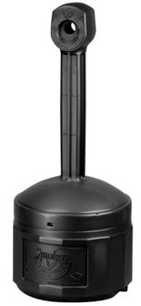 Onzorgvuldigheid cilinder abstract Asbak voor buiten - peukenzuil zwart - lekbakonline
